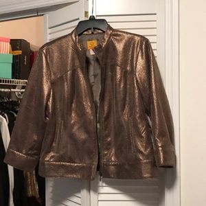 Rose gold jacket 16p